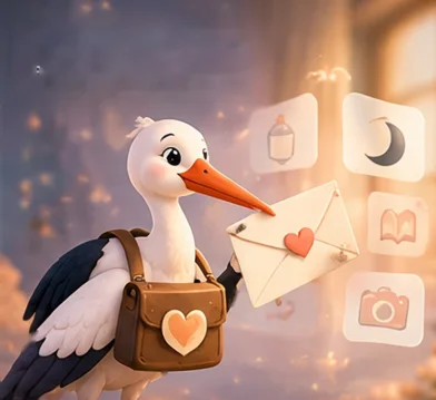 Stork illustration
